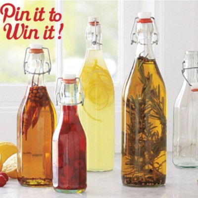 Chai thủy tinh vuông nắp cài Swing 125ml - 250ml - 500ml - 1000ml