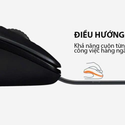 Chuột Quang Dây B100 Máy Tính Cổng Usb Dây Dài 1.1M