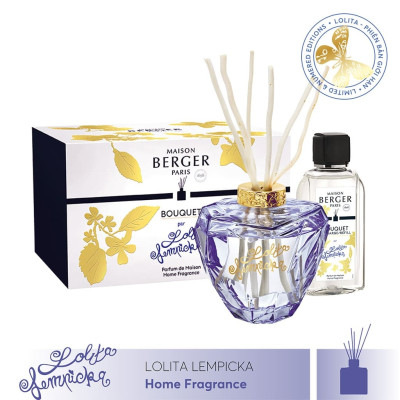 Maison Berger - Bộ lọ tinh dầu khuếch tán Violet Lolita Lempicka - 250ml - 2 món