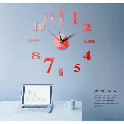 Đồng Hồ Dán Treo Tường Cao Cấp Decor Phòng Trang Trí Nhà
