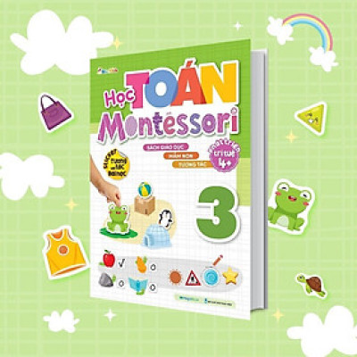 Sách - Học Toán Montessori 3 - Phát Triển Trí Tuệ 4+ - Megabook