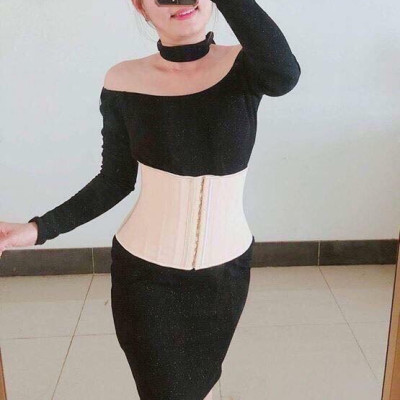 Đai nịt bụng Latex 25 xương cao 25cm cho người cao dưới 1m60 hàng nhập khẩu cao cấp