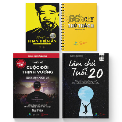 Bộ sách Thiết Kế Cuộc Đời Thịnh Vượng (Gồm 4 cuốn - Phiên bản mới) - Happy Live