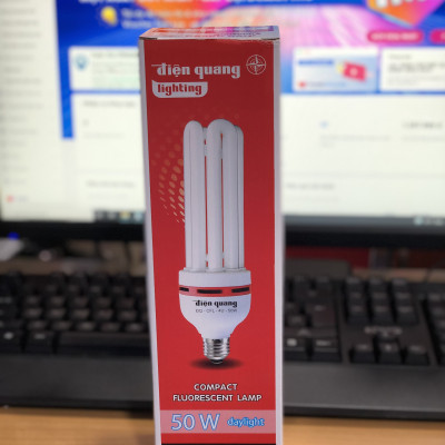 Đèn Compact Điện Quang ĐQ-CFL-4U-F14-50W-DL-E27
