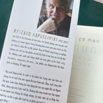 (Combo2q của tác giả Ryszard Kapuściński) DU HÀNH CÙNG HERODOTUS, GỖ MUN – Nguyễn Thái Linh dịch - Nhã Nam – bìa mềm