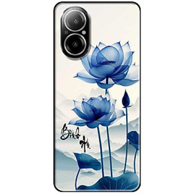 Ốp lưng cho Realme 9i - Realme 10 - C11 2021 - C65 4G - C67 - C20 - Poco X6 5G - Sen Xanh Bình An - Hàng Chính Hãng