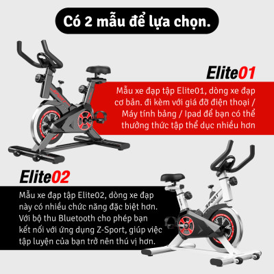 BG-MÀN HÌNH-Xe đạp tập thể thao đa năng trong nhà SPINING BIKE ELITE 03 mới (hàng nhập khẩu)