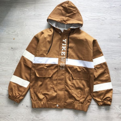 Áo khoác kaki form rộng WEI, có túi trong QH009