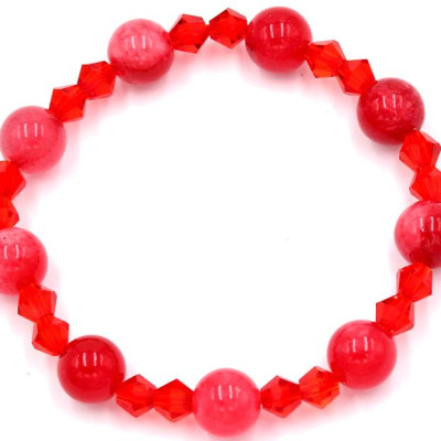 Chuỗi tay đá ngọc tủy đỏ 8 ly FTTOO19