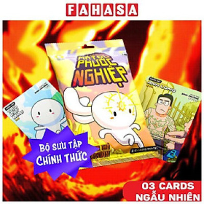 Thẻ Bài Card Bo Góc Collection Thỏ 7 Màu: Mắt Đo Phước Nghiệp (3 Cards Ngẫu Nhiên/Túi)