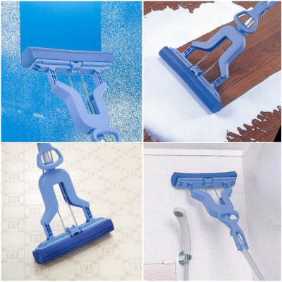 Chổi lau nhà đầu mút siêu thấm hút Azuma (99~130cm) - Hàng nội địa Nhật Bản, nhập khẩu chính hãng #FAZ259