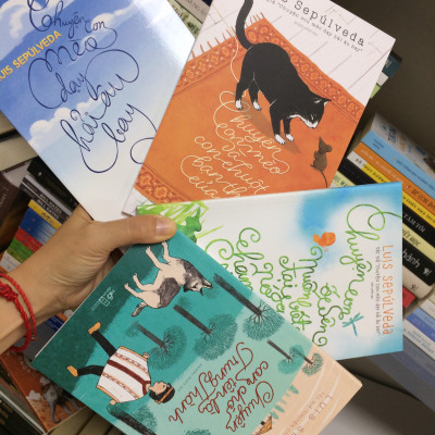 Bộ sách của Luis Sepúlveda (CHUYỆN CON MÈO DẠY HẢI ÂU BAY, CHUYỆN CON MÈO VÀ CON CHUỘT BẠN THÂN CỦA NÓ, CHUYỆN CON ỐC SÊN MUỐN BIẾT TẠI SAO NÓ CHẬM CHẠP, CHUYỆN CON CHÓ TÊN LÀ TRUNG THÀNH)