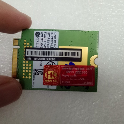 Card WWAN 4G Fibocom L850-GL dùng cho Laptop lenovo thinkad X280,T480,T480s,T580,P52, P52s - Hàng chính hãng