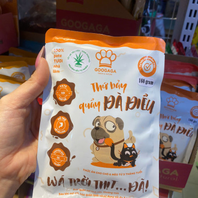 Pate dành cho chó mèo Googaga túi 160g xuất xứ Việt Nam nhiều vị