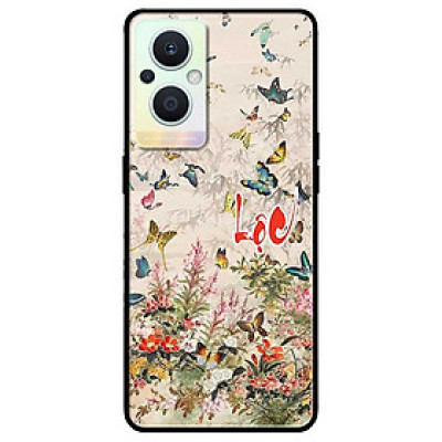 Ốp lưng cho Oppo Reno 2Z - 2F - 6Z - 7Z 5G - 8Z 5G - 8T 4G - 8T 5G - A96 5G - Hoa Bướm Lộc - Hàng Chính Hãng