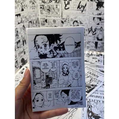 50 Miếng Truyện Tranh Dán Tường Truyện Tranh One Piece - Naruto - Dragon Ball - 7 Viên Ngọc Rồng - Thanh Gươm Diệt Quỷ