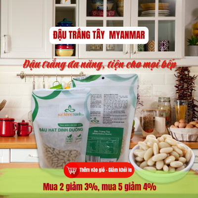 Đậu Trắng tây nhập khẩu từ Myanmar