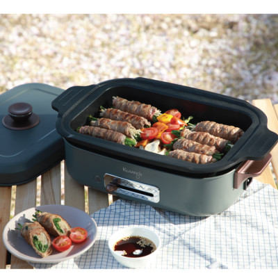 Lẩu nướng điện phủ gốm Ceramic 2 trong 1 Kuvings KMG-200B [4.0L] - Hàng chính hãng