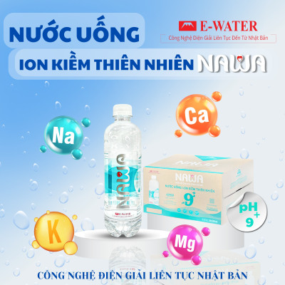 Nước ION Kiềm Thiên Nhiên NAWA chai 500ml