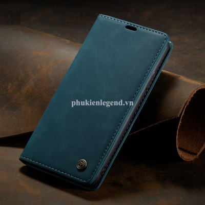 Bao da dạng ví dành cho iPhone 13 Pro Max hiệu caseme chống sốc chống va đập bụi bẩn, có ngăn đựng tiền, đựng thẻ tiện dụng - Hàng chính hãng