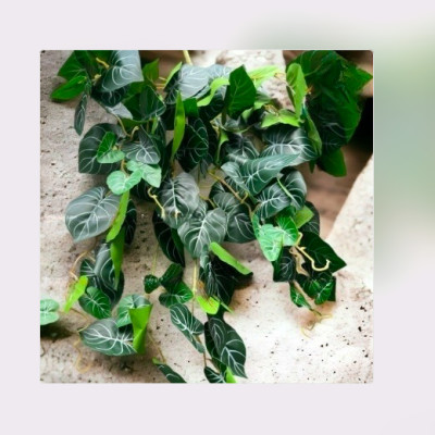 Cụm lá rủ giả, dây leo trang trí, cụm lá treo tường trang trí ban công nhà cửa, nhà hàng, quán ăn