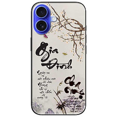 Ốp lưng dành cho Iphone 16 - 16 Plus - 16 Pro - 16 Pro Max - Gia Đình Cha Mẹ - Hàng Chính Hãng