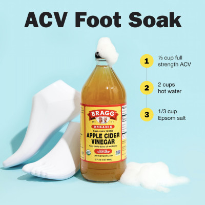 Giấm Táo Hữu Cơ Bragg 946ml