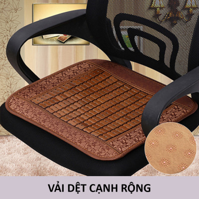 Tấm lót ghế bằng trúc thoáng khí dùng cho ghế ô tô hay văn phòng