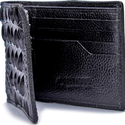 Ví nam da cá sấu Huy Hoàng gai lưng nhiều màu HT2210-11-12