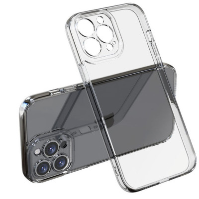 Ốp lưng cho iPhone 15, iPhone 15 Plus iPhone 15 Pro, iPhone 15 Pro Max hiệu LIKGUS crystal camshield trong suốt chống sốc, chống ố, bảo vệ camera cao cấp - Hàng chính hãng