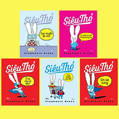 Sách - Bộ Siêu thỏ (Phần 2) (Trọn bộ 05 cuốn) - Nhã Nam Official
