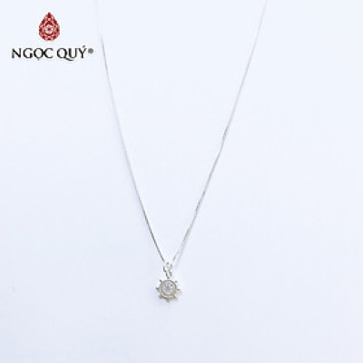  Dây chuyền bạc mặt bánh lái - Ngọc Quý Gemstones