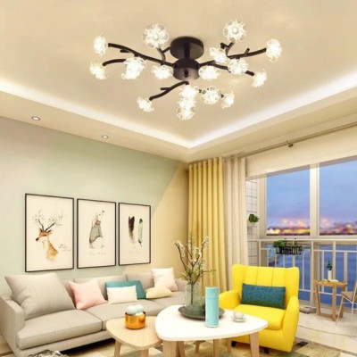Đèn chùm, Đèn trần,đèn tô điểm phòng tiếp đón khách  tay đèn  D982/18 DT