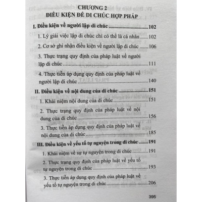 Sách Di Chúc Và Điều Kiện Có Hiệu Lực Của Di Chúc ( Sách chuyên khảo)