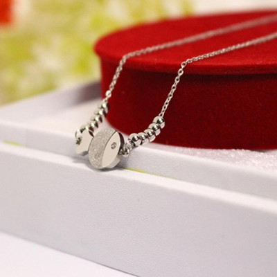 Dây chuyền nữ titan thời trang mặt con cá phan cát thép không gỉ trangsucpt có 3 màu sắc DCNUT66