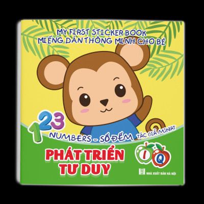 Combo 3 cuốn: Miếng dán Thông minh cho bé Phát triển tư duy IQ - My First Sticker Book