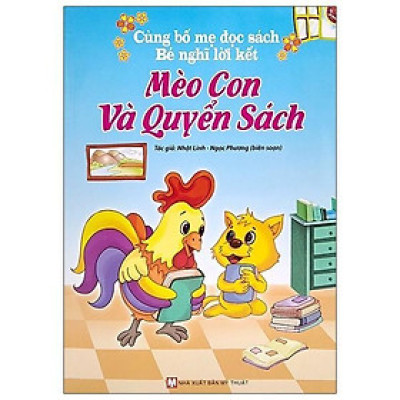 Sách - Cùng Bố Mẹ Đọc Sách, Bé Nghĩ Lời Kết - Mèo Con Và Quyển Sách - Tân Việt Books