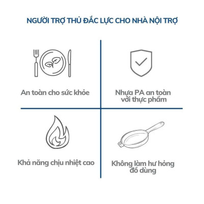 Xẻng Lật Thức Ăn Tramontina 30cm Chất Liệu Nhựa PA,Chịu Nhiệt 180 độ C Sản Xuất Tại Brazil 25155