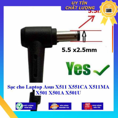 Sạc cho Laptop Asus X511 X551CA X511MA X501 X501A X501U - Hàng Nhập Khẩu New Seal