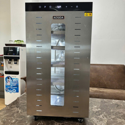Máy sấy thực phẩm công nghiệp thương hiệu cao cấp AOSIDA SS-24H 24 khay - Dung tích 215L - Hàng Chính Hãng