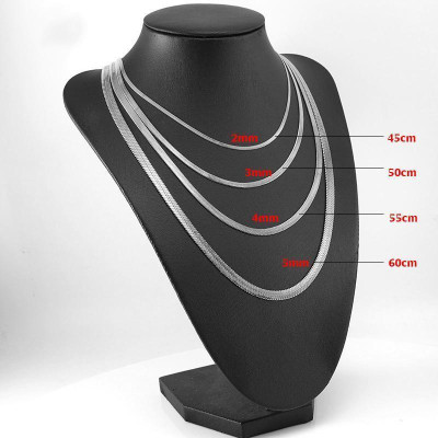 Vòng Cổ Nam -  nam nữ titan cao cấp sang trọng thép không gỉ mì trangsucpt kích cỡ 4mm PTDCNA43