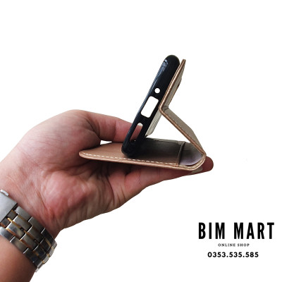 Bao da Lishen dạng ví dành cho Xiaomi 12 - Hàng nhập khẩu