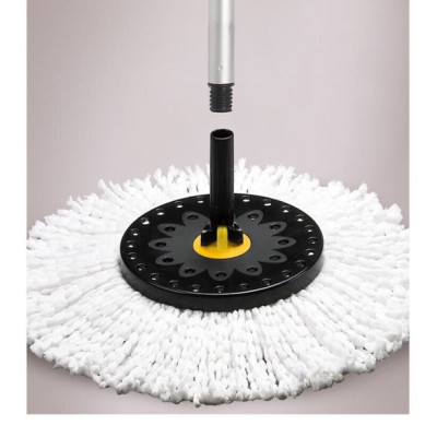 Bộ Lau Nhà 360 độ Omega Mop Plus công nghiệp (xô lớn + xe đẩy + xoay tay)