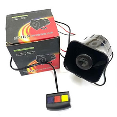 CÒI HÚ 3 CHẾ ĐỘ KÊU KIỂU CẢNH SÁT LẮP XE MÁY ÔTÔ MẪU MỚI