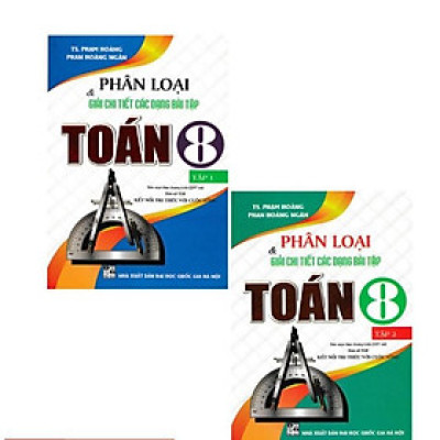 Sách - Combo Phân Loại Và Giải Chi Tiết Các Dạng Bài Tập Toán 8 (Tập 1 + 2 -Bám Sát SGK Kết Nối Tri Thức) - HAB HA-MK