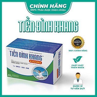Tiền Đình Khang KIGONA-Hỗ trợ hoạt huyết, tăng cường tuần hoàn máu não, giảm rối loạn tiền đình