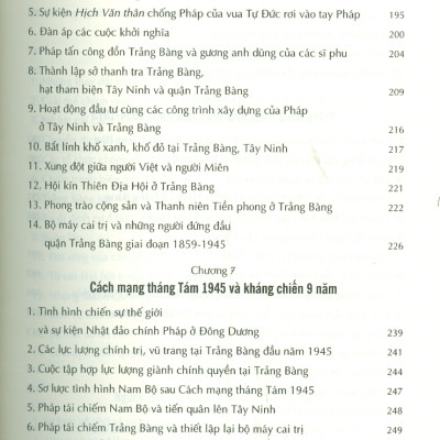 Tràng Bàng phương chí - Lịch sử, văn hóa vùng đất và con người nam Tây Ninh