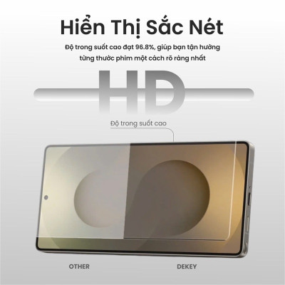 Kính Cường Lực DEKEY cho Samsung Galaxy S25 Series Kèm Khung Trợ Dán MASTERGLASS 3D SENTERY_Hàng Chính hãng Japan