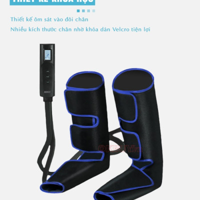 Máy Massage Chân, Nén Ép Túi Khí Bàn Chân Và Bắp Chân Nikio NK-285 - Hỗ Trợ Cải Thiện Đau Nhức, Tê Bì, Suy Giãn Tĩnh Mạch