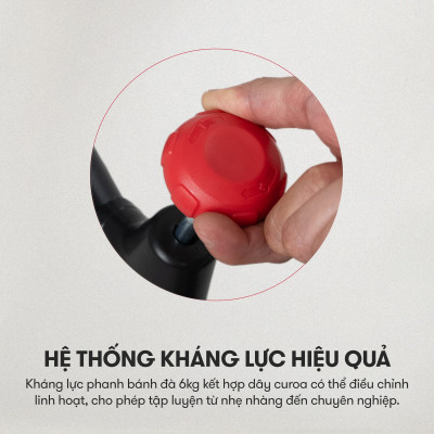 CHỈ GIAO MIỀN BẮC | Xe đạp tập KINGSPORT KS-107 khung sườn chắc chắn, chuyển động êm ái, kháng lực mạnh mẽ, cân nặng phù hợp từ dưới 75-80kg